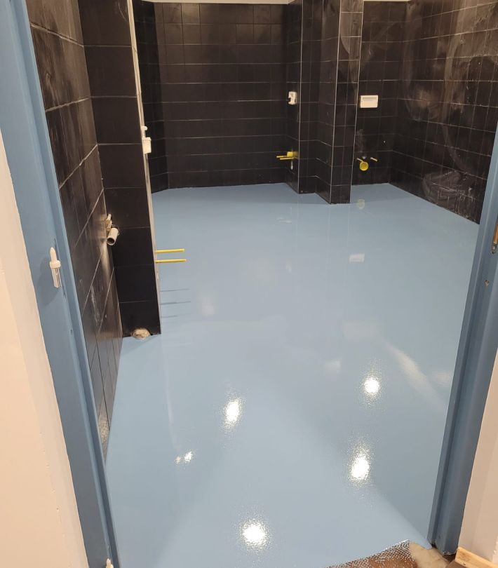 Pose résine époxy chez un particulier à Colomiers