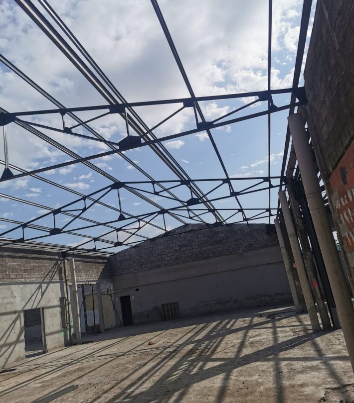 Peinture de pool house en rouge brique à Colomiers