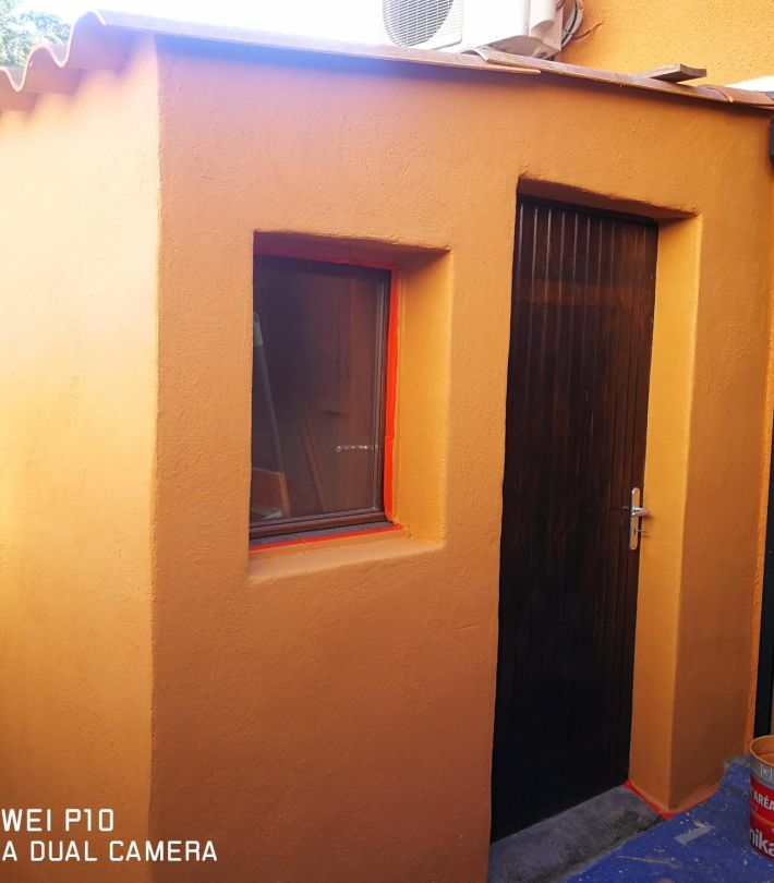 Finition Thermacote sur mur en briques, projet résidentiel Haute-Garonne