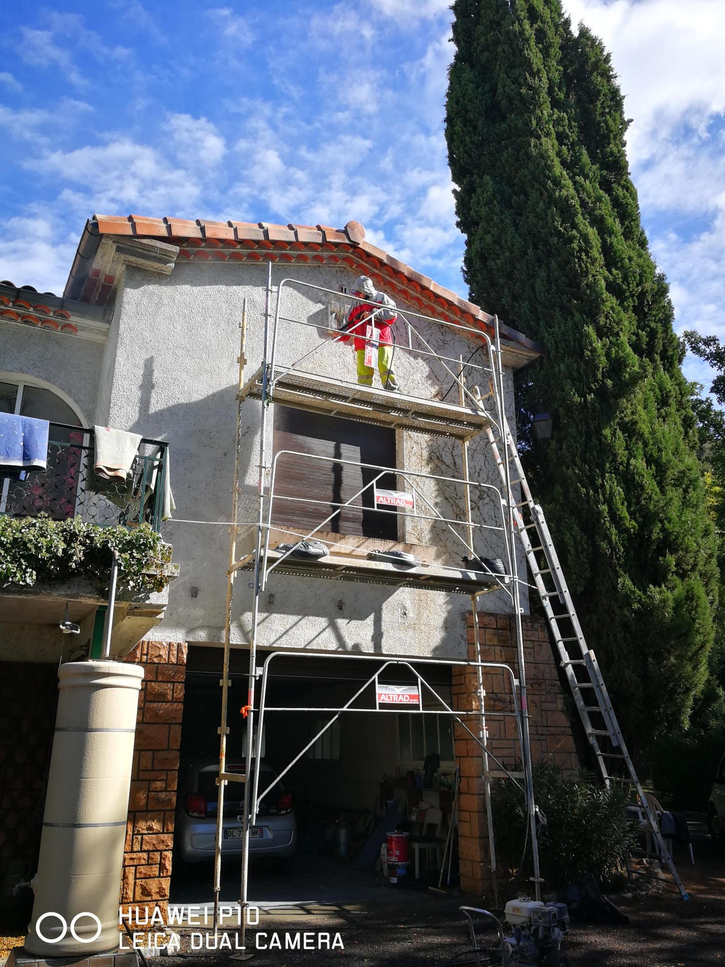 Rénovation de façade avec peinture extérieure professionnelle à Toulouse